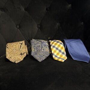 Chaps Men's Tie Set - Paisley, Checkered, Solid